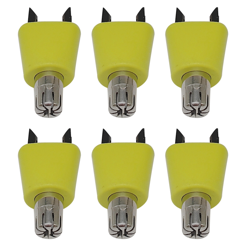 OUMERY 6PCS Electric Nose Hair Trimmer Replacement Blade Head for QP210/80 QP220 QP2515 One Blade Shaver for Men