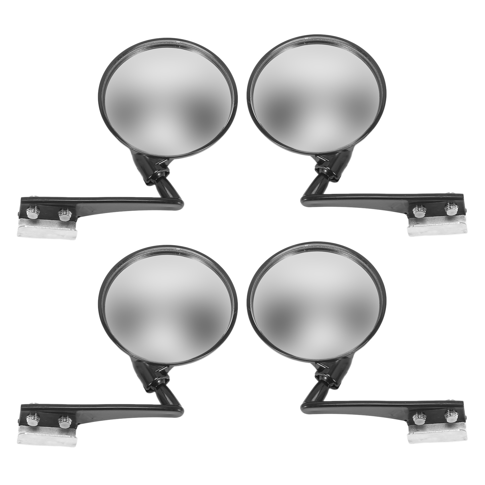 FORIDE 2 Set of 4 Car Blind Spot Mirrors Car Side Convex Mirror Wide Angle Round Car Rear View Mirror