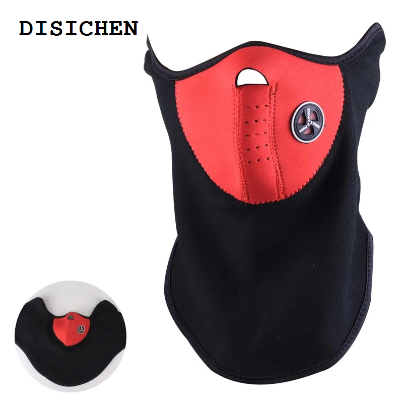 DISICHEN Hot Selling Winter Ski Mask Balaclava Motorcycle Neck Gaiter Hiking Cycling Bandana Scarf Snowboard Neck Warmers Bikers Face Mask Windproof