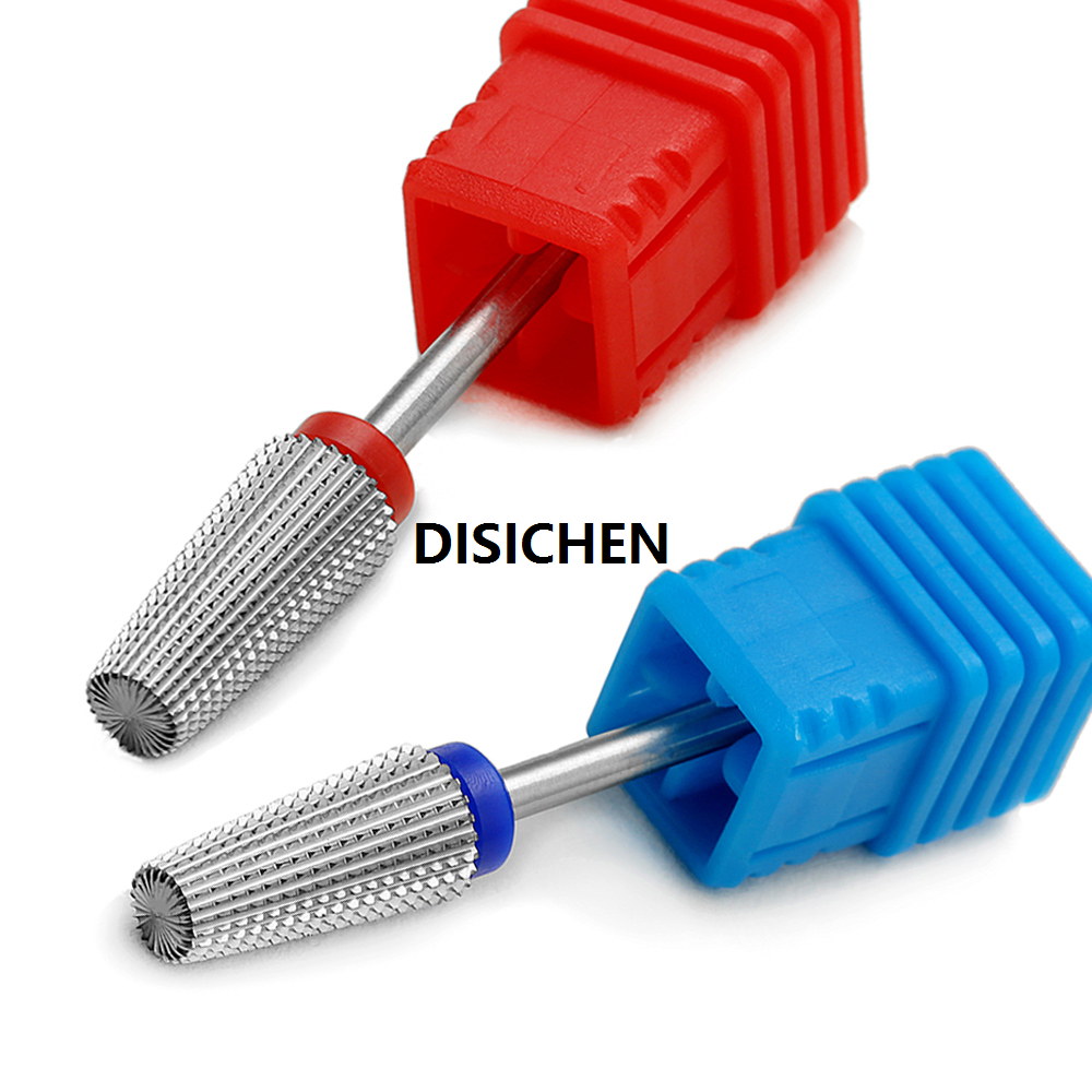 DISICHEN 1pcs Nail drill Bit Tungsten Carbide Burr Nail Milling Cutter for Manicure Machine Electric Nail Files Accessories Tools Special