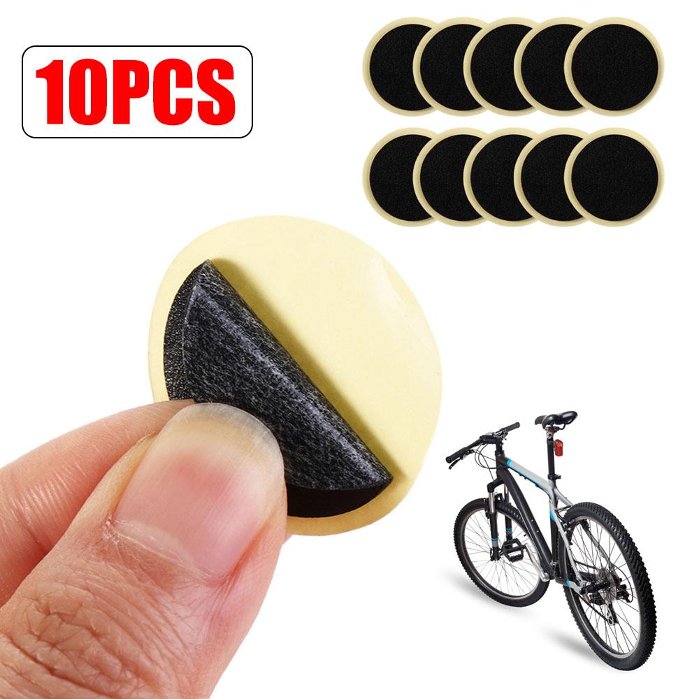 Bicycle Accessories 29mm Round Tire Patch Mountain Road Bike Bike Inner Tire Patch Without Glue Tyre Repair Tools Bicycle Tire Patch Bike Tyre Patch Rubber Puncture Patches