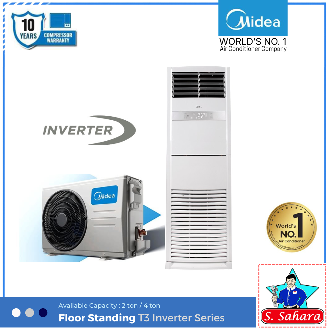 Midea 4 ton T3 Inverter Floor Standing AC | MM-48HDN1