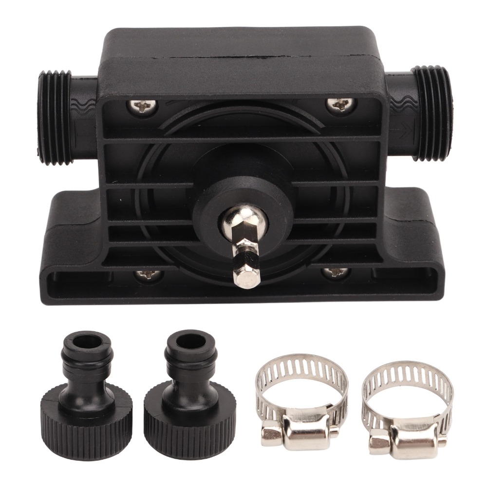 Small Plastic Material Electric Drill Pump 1.25 m³/h Flow Black Color Self Priming Transfer Pump 2m Lift Portable Transfer Pump Water Transfer