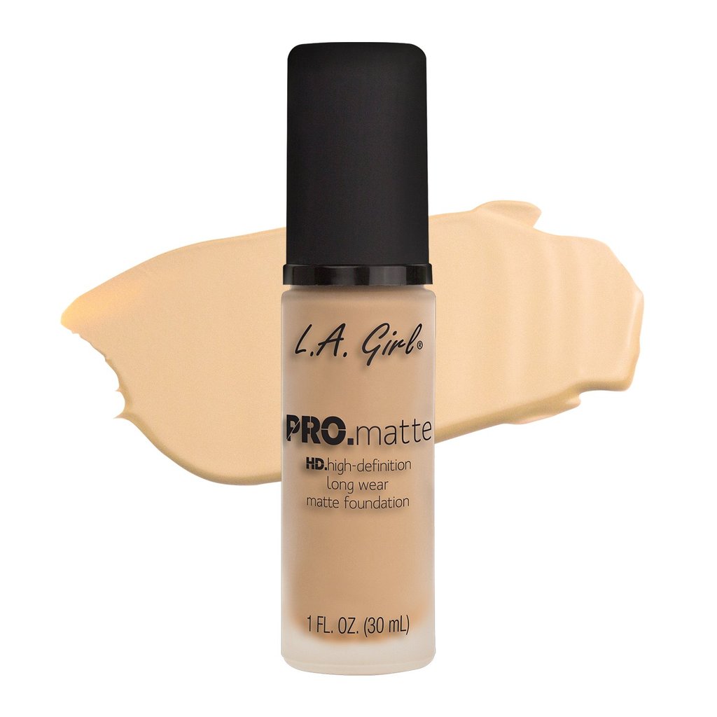 LA Girl Pro Matte HD High Definition Long Wear Matte Foundation Ivory 30ml