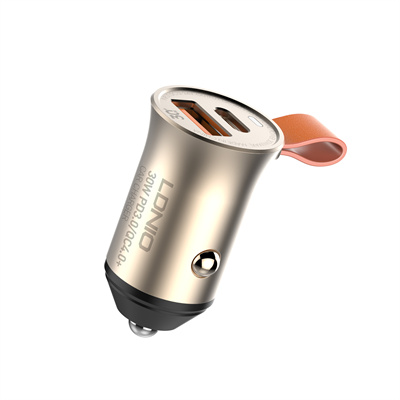 LDNIO C509Q 30W ULTRA Mini Zinc Alloy Shell Car Charger