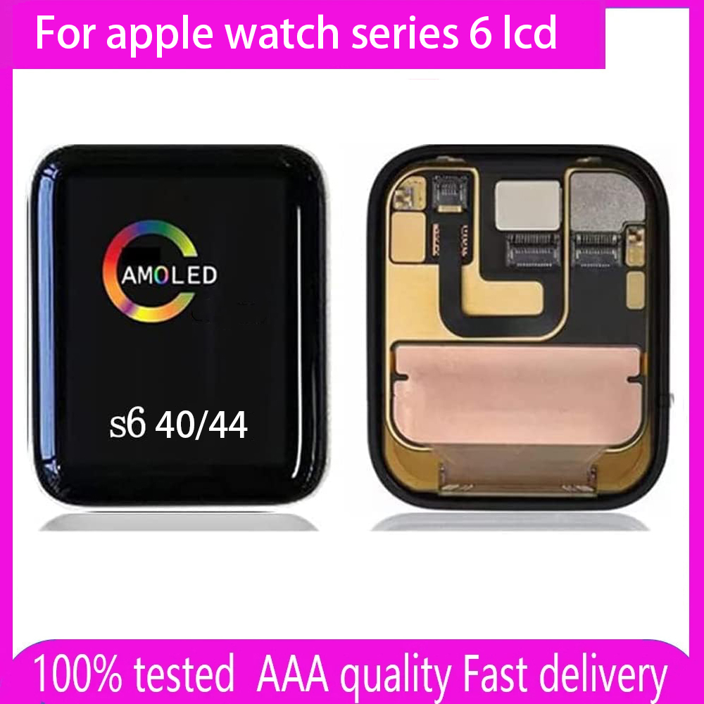 HOT For apple watch series 6 lcd touch screen oled display digitizer assembly iwatch substitution 40mm 44mm