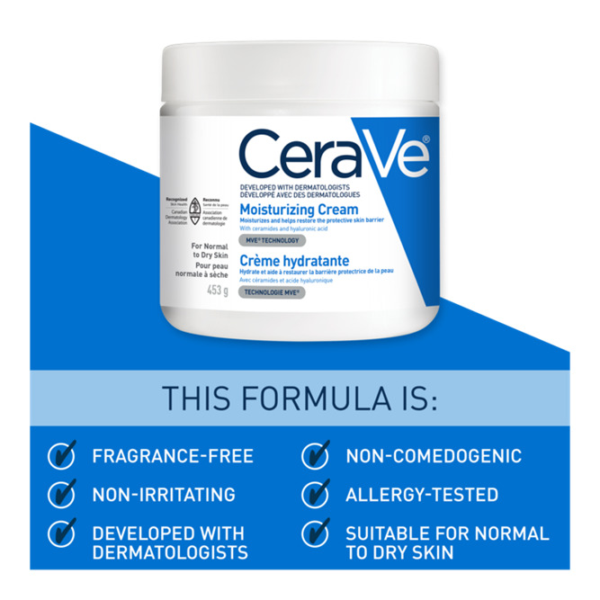 CeraV Moisturizing Cream - 453g