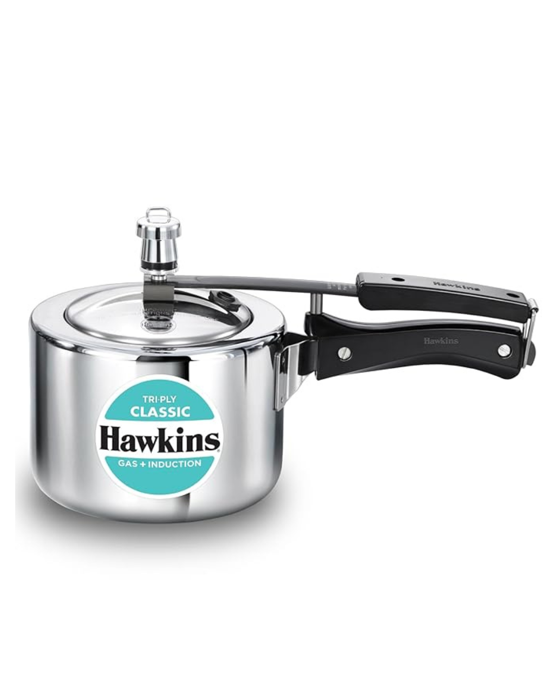 Hawkins SSTCL20 2 Ltr Triply IC Classic Pressure Cooker - Big Digital