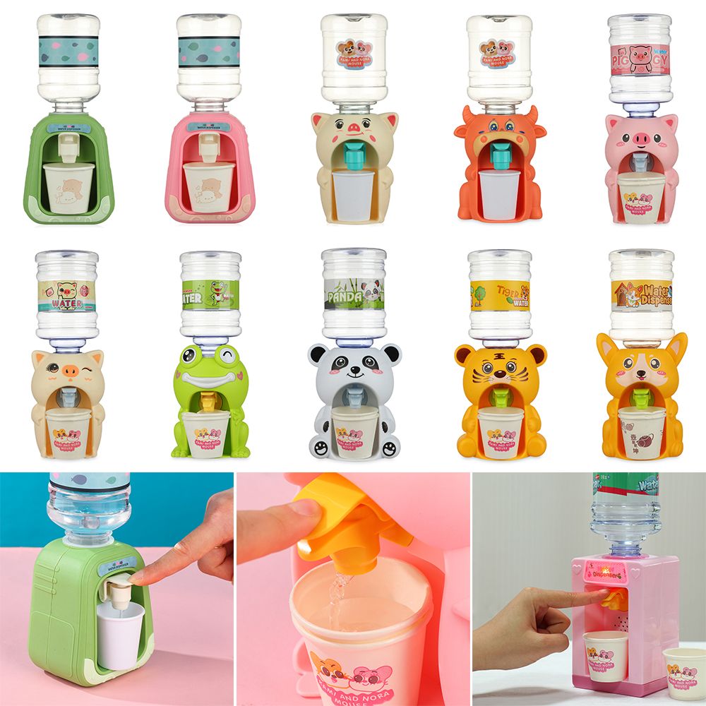 Cosplsy Props Pretend Play Classic Toys Children Gift Milk Drinking Fountain Home Decor Ornament Mini Fun Water Dispenser House Drinking
