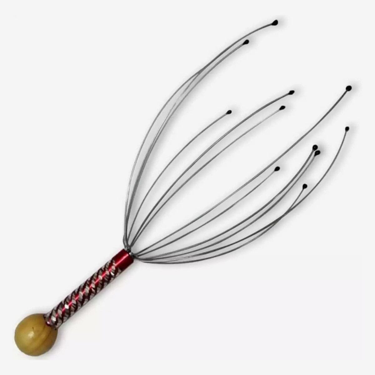 Metal Octopus-Shaped Scalp Head Massager Scratcher