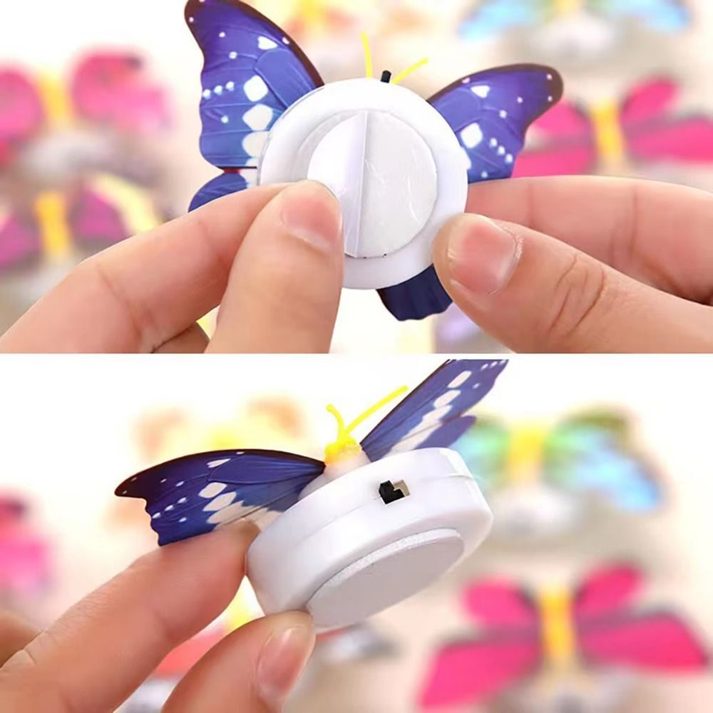 Pleasant Atmosphere Self-adhesive Self-adhesive LED Decor Lamp LED Color Changing Color Changing Night Light Butterfly Shape Dragonfly Shape Bedroom Wall Decoration Bedroom