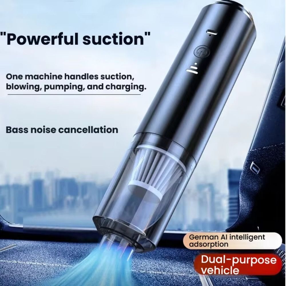 Ultra-, Portable Cordless Handheld Vacuum, Powerful Suction for Car and Home Cleaning