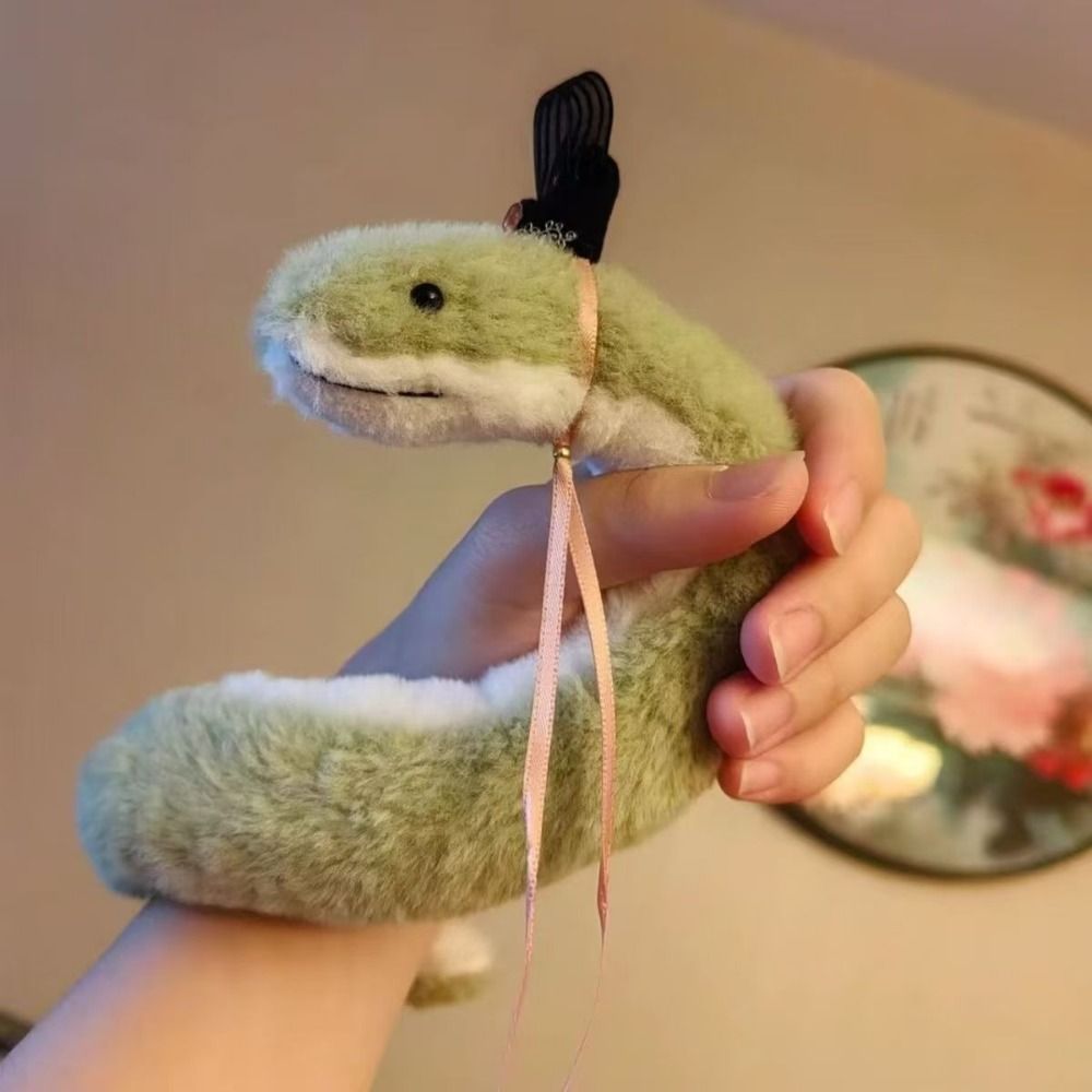 Cute Plush Year of The Snake Plush Toy Little Snake Soft Snake Stuffed Plush Doll Cartoon Kawaii Snake Animal Doll Children Gift