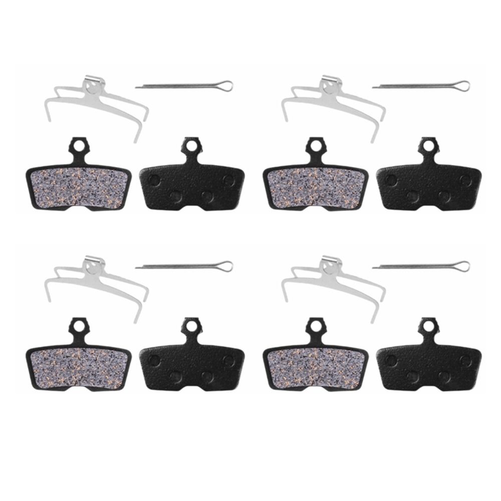 4 Pairs Durable Semi-Metal Disc Brake Pad High-Performance 40*28.3mm Bike Disc Brake Heat Dissipation Brake Pads for Avid code R/New Avid/Code 2011 Bicycle