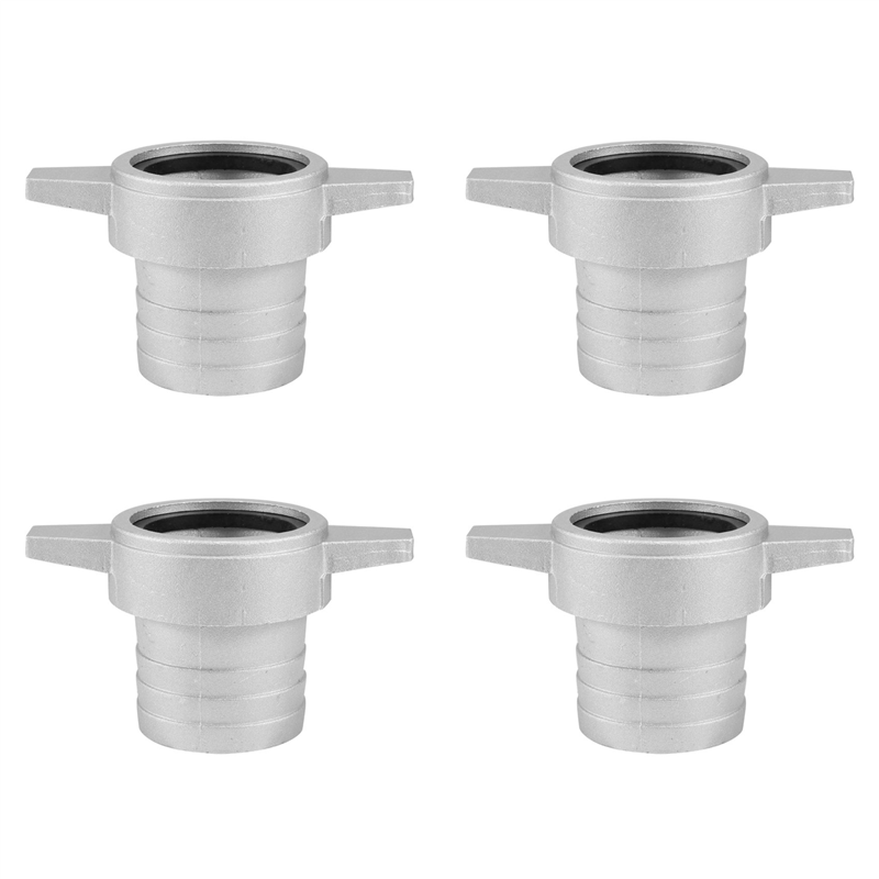JAERBEE 4X Water Pumps Fittings 2 Inch Aluminum Pipe Connecting Wrench with Rubber Gasket Pump Connector Pipe Fitting