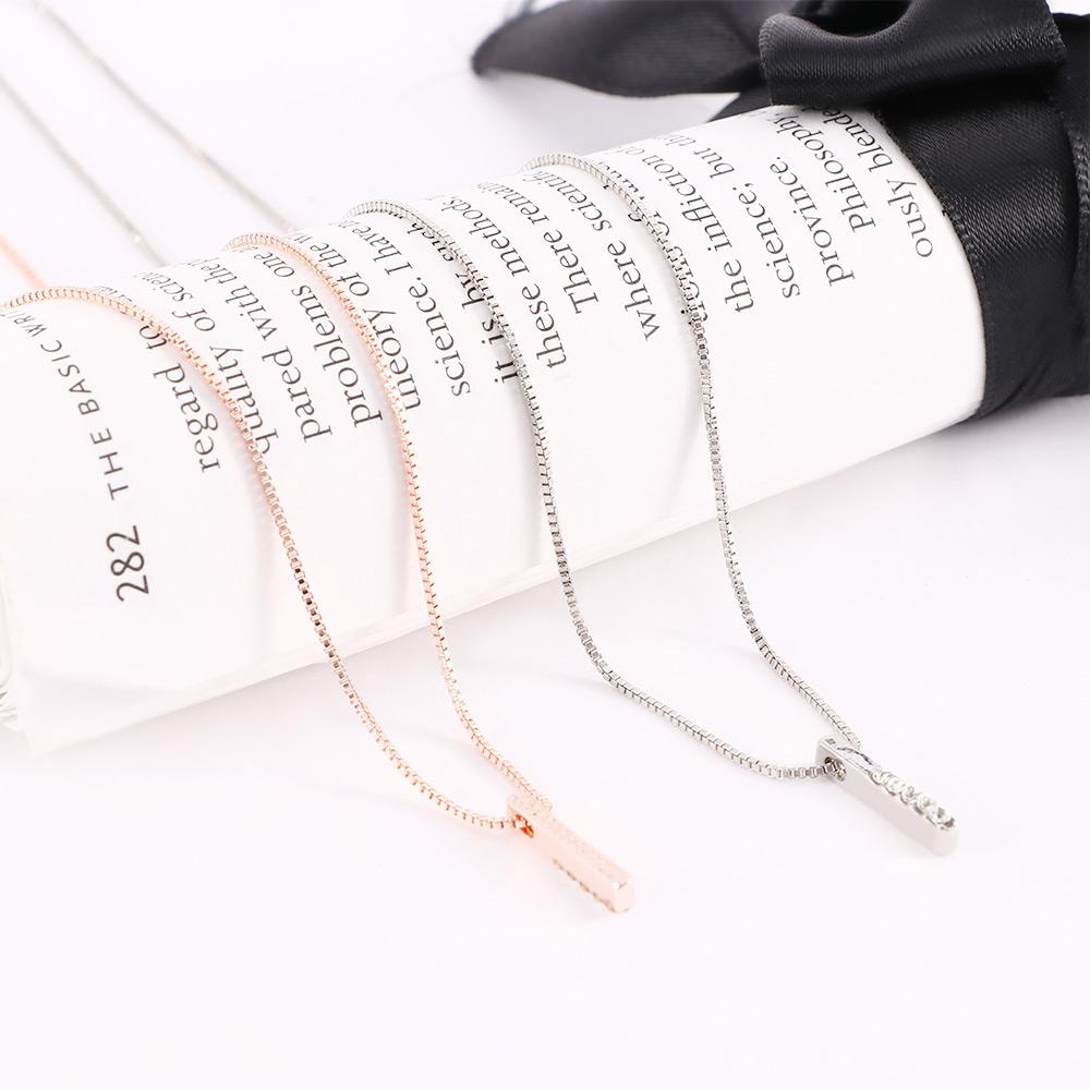 Chic Trendy Geometry Simple Long Strip Jewelry Clavicle Chain Fashion Accessories Necklaces Pendants