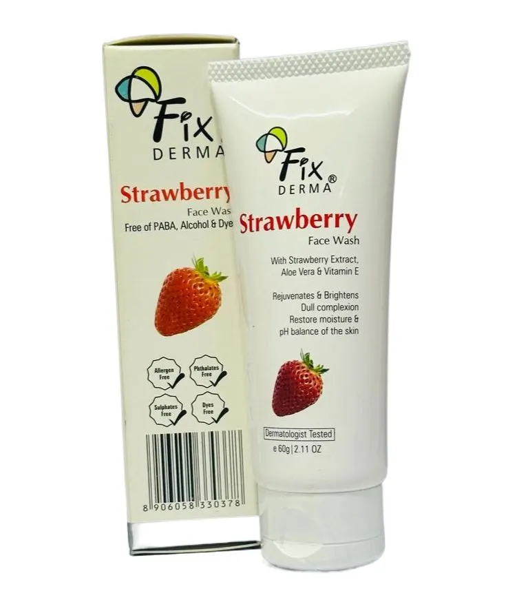 Fix Derma Strawberry Face Wash 60 GM