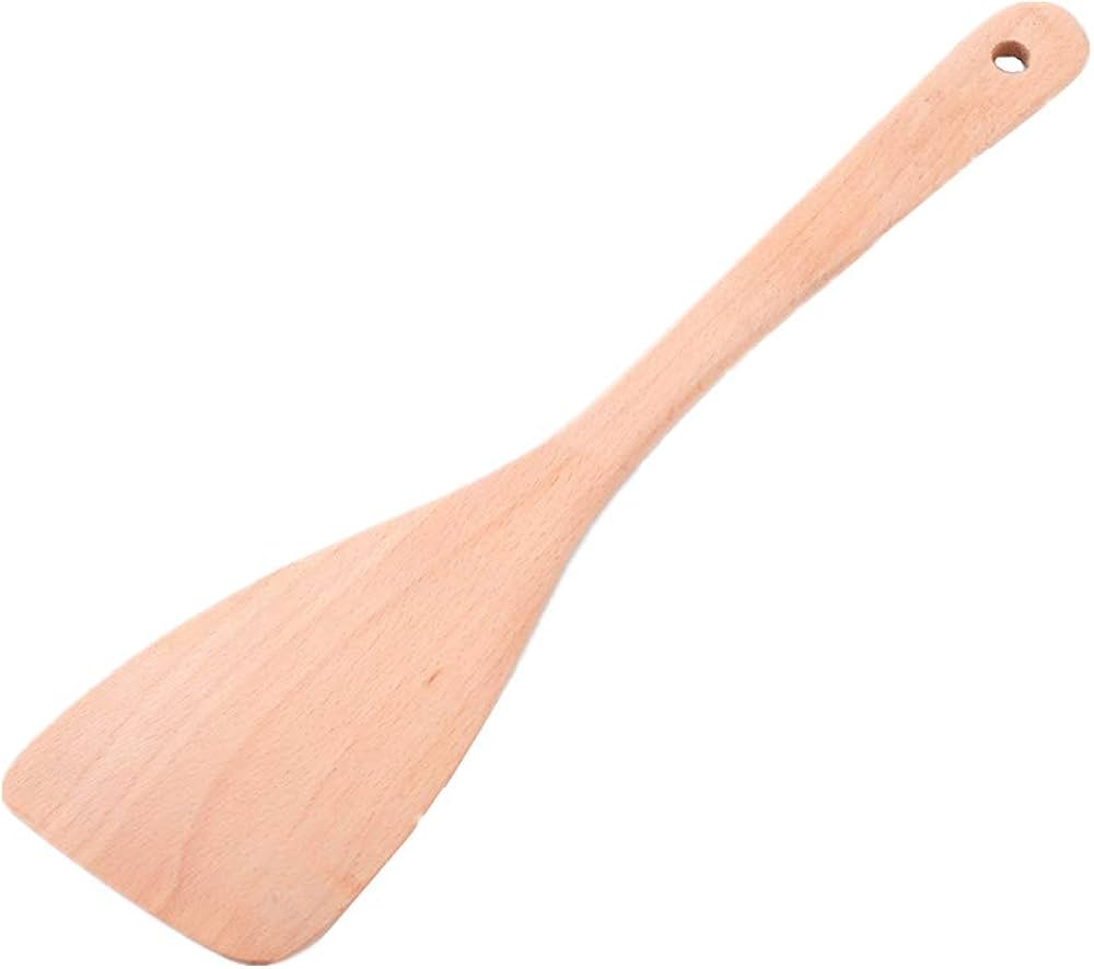 Hawkins Futura Spatula Wooden Flat Spatula Hard Wood