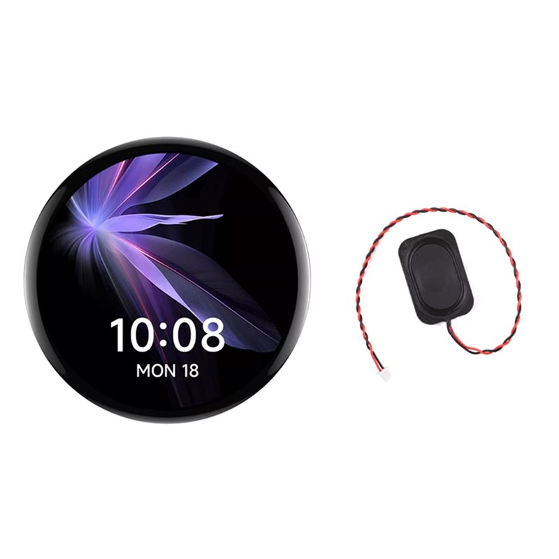 AMOLED Round Touch Display 1.75 Inch for RP2350 Development Board 466x466 Capacitive Touch for AI Smart Watch Speaker
