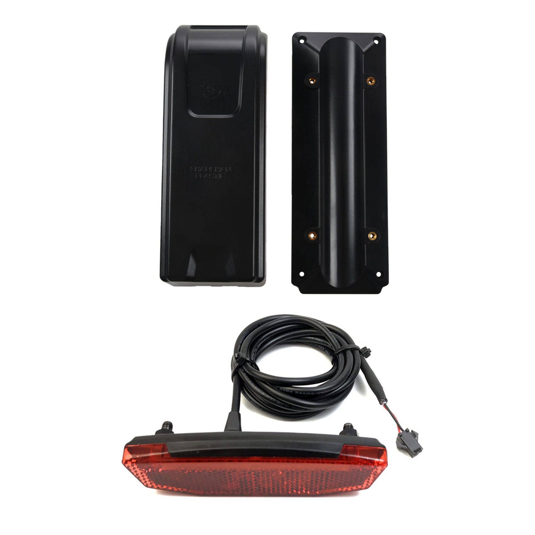 Electric Bicycle Ebike Controller Box Contrller Holder Plastic Controller Case & 6-60V Electric Bicycle Taillight