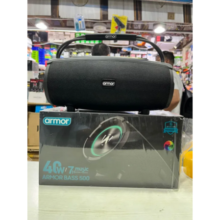 Armor Bass 500 - Powerful 40W Portable Bluetooth Speaker || Sold By Watch House