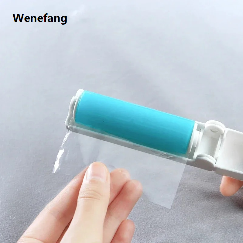 Wenefang transparent bag 1~10PCS Portable Lint Remover Pet Hair Remover Roller Fuzz Fabric Shaver Tool Sofa Clothes Cleaning Lint Brush