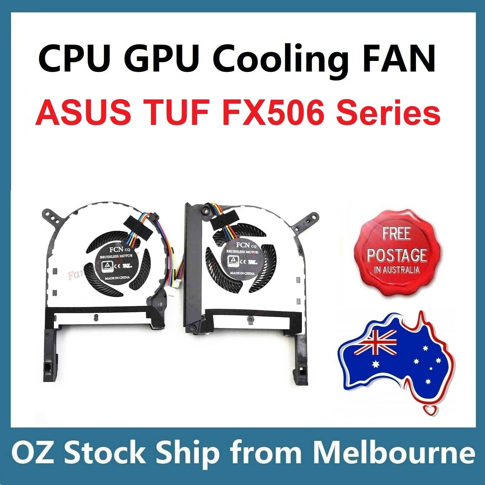 CPU GPU Cooling Fan for ASUS TUF FX506 FX506IV FX506IU FX506IH FX506II FX506LI