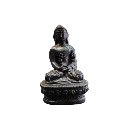 Black Color Lord Buddha Statue 10'cm