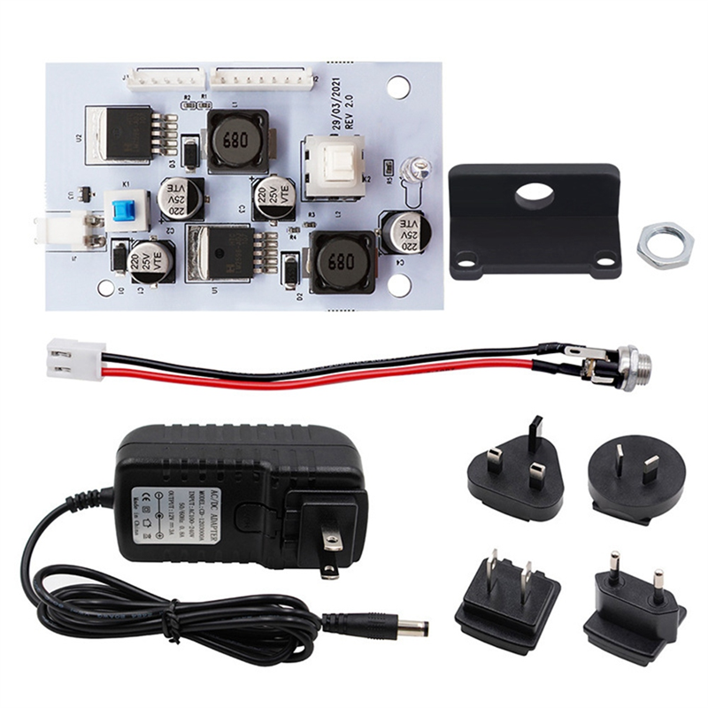 For PS1PSU Power Board 12V Rev 2.0 Power Supply Replace Parts for PS1 1 Fat Console (US EU UK AU Plug)