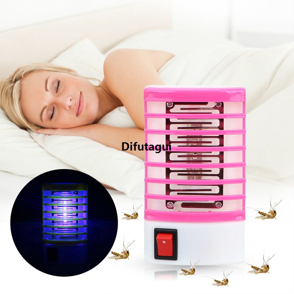 Difutagui Electric Mosquito Fly Bug Insect Trap Killer LED Socket Fifty percent discount US/EU Plug Novelty Lighting Mosquito Killer Lamps