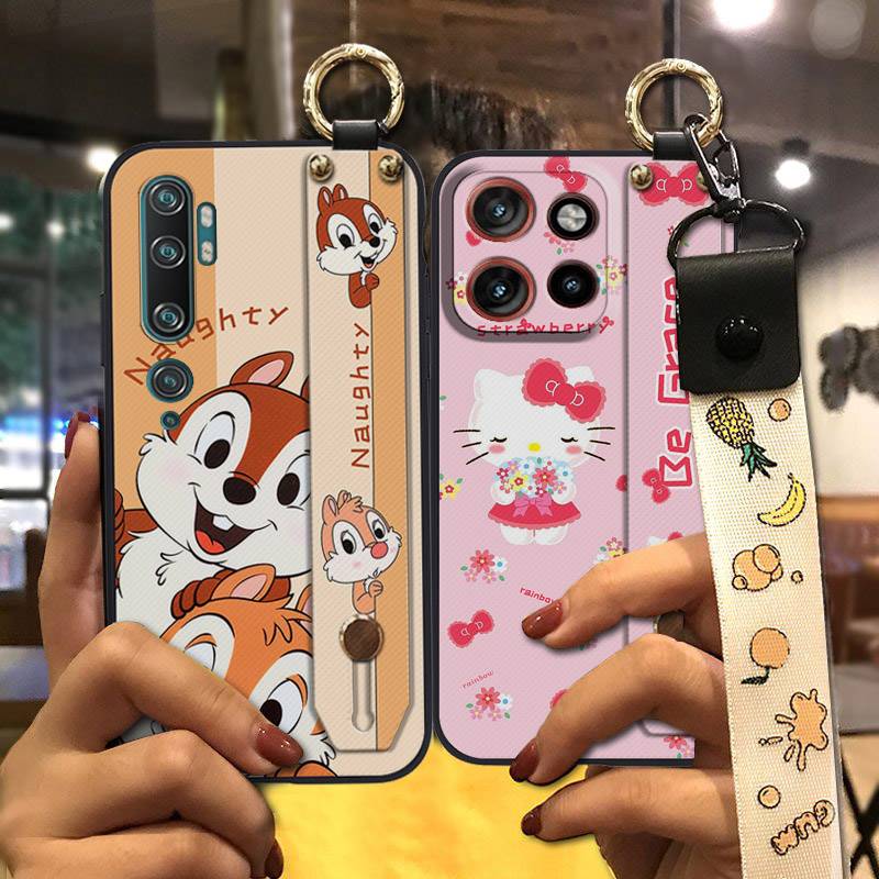 Shockproof Ring Phone Case For MOTO G56 5G Anti-dust Kickstand Soft case Dirt-resistant Wristband Lanyard Back Cover
