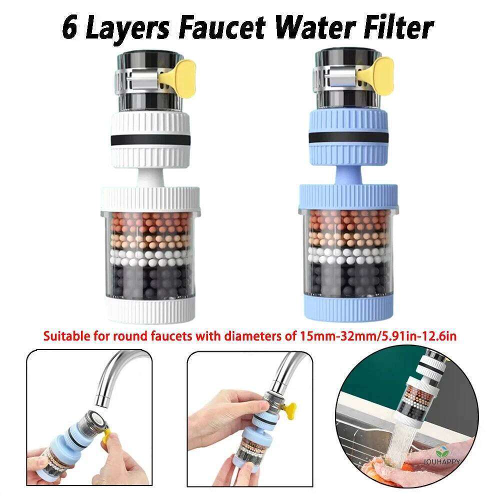 Water Saver Can Telescopic Tap Universal 360 Rotation Bubbler Swivel Filter Faucet Extenders Kitchen Bathroom Accessories