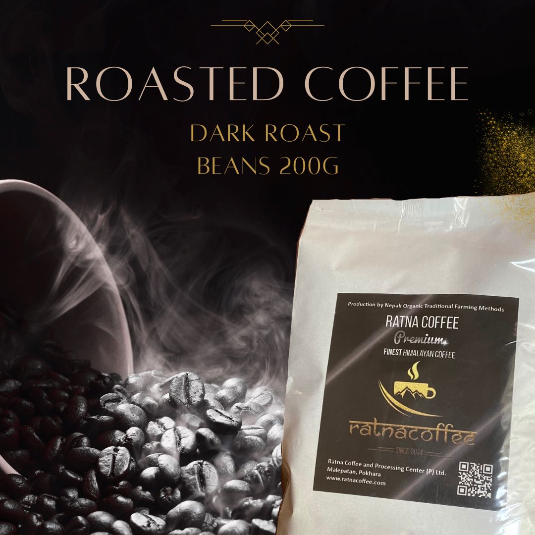 Dark Roasted Coffee (Beans200g) - Ratna Coffee