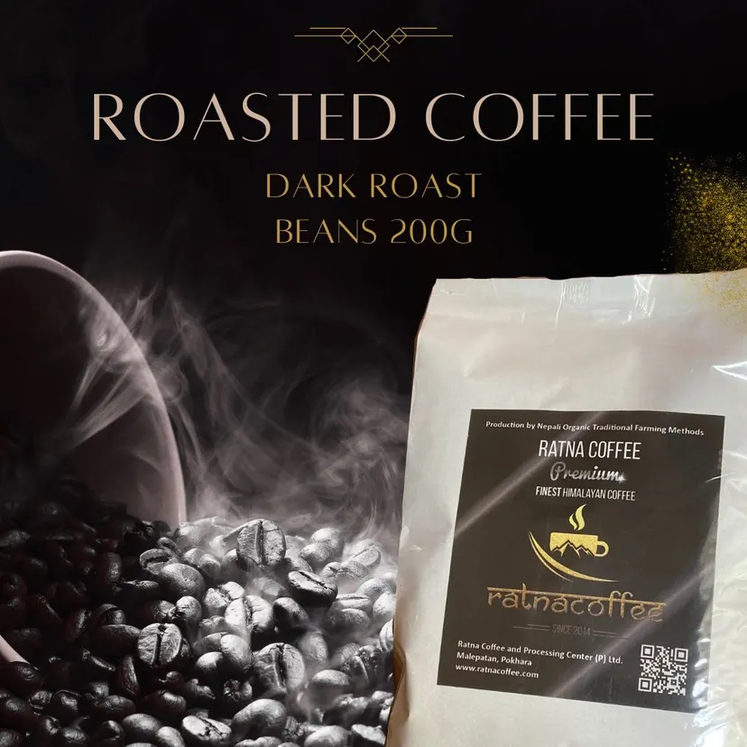Dark Roasted Coffee (Beans200g) - Ratna Coffee
