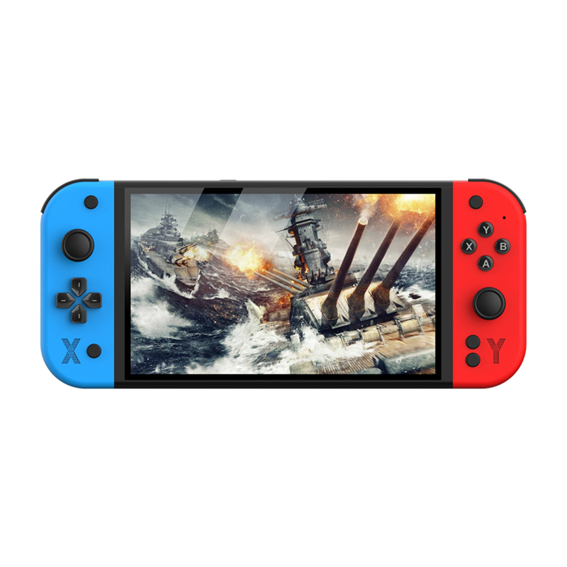G90 Handheld Game Console Arcade 7 Inch Screen over 30 Simulators Retro Gaming Controller for /PS/N64/ Black