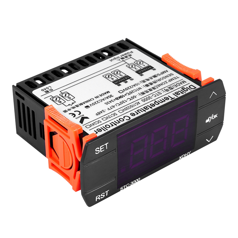 STC-3000 110V-220V 30A Press Digital Temperature Controller Thermostat with Sensor Controlling Tool