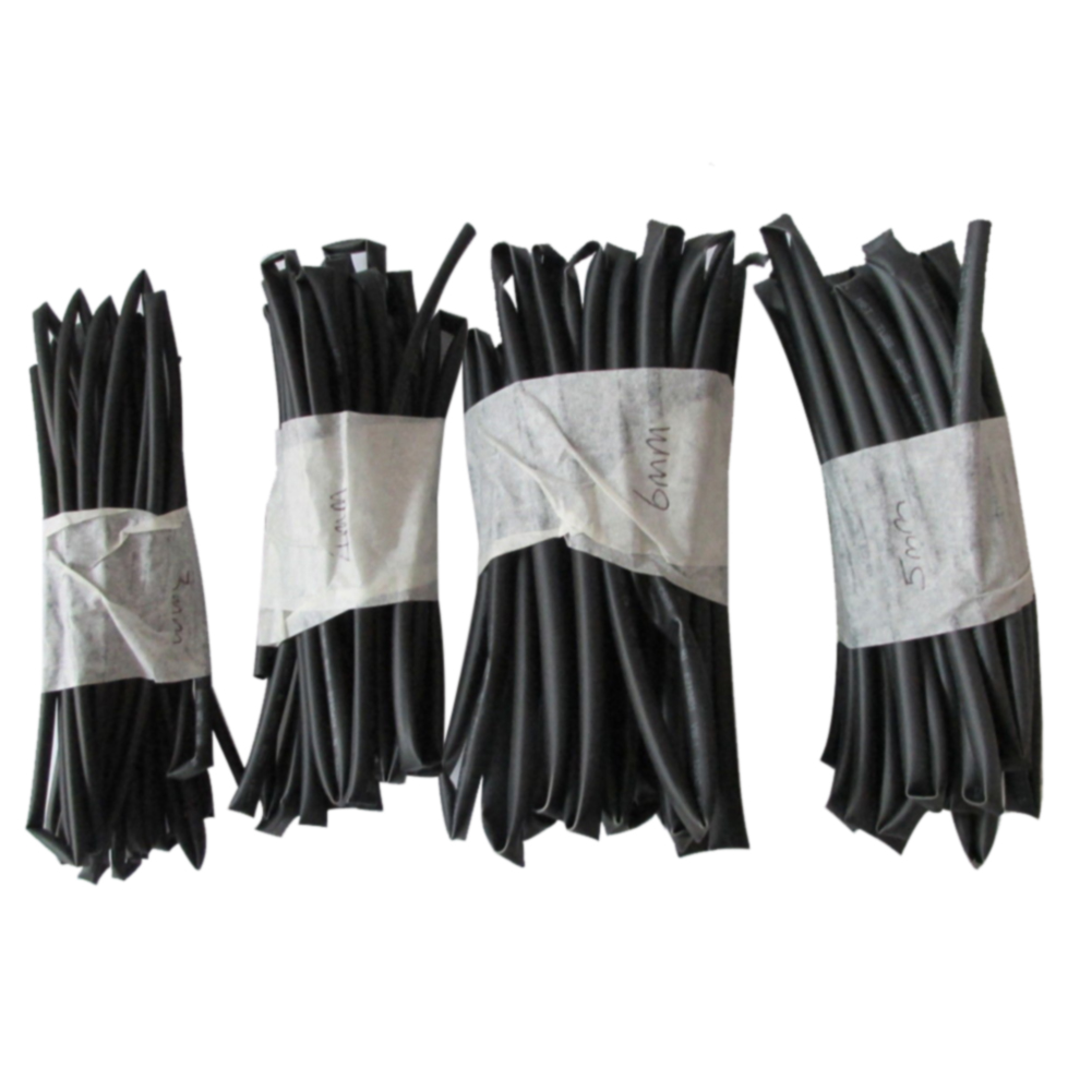 OUMERY 4PCS/Set Heat Shrink Tube Polyolefin Electrical Equipment DIY 3mm 4mm 5mm 6mm