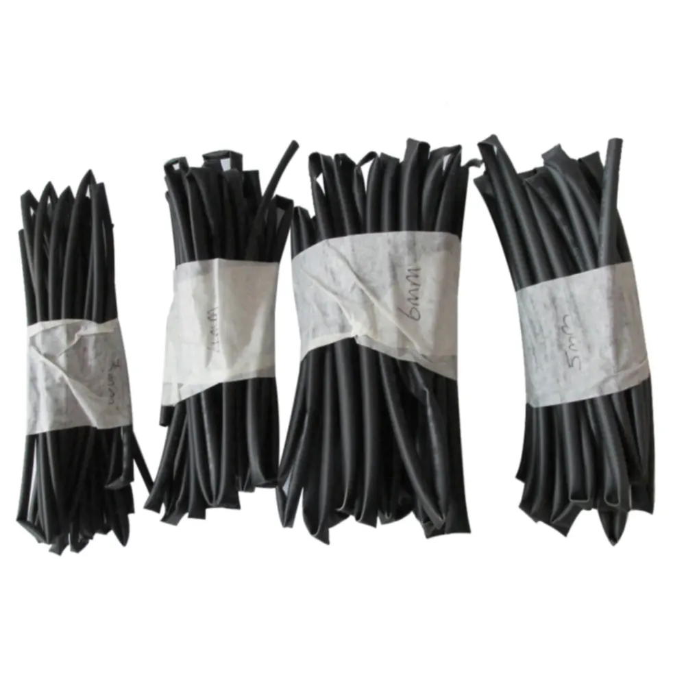 OUMERY 4PCS/Set Heat Shrink Tube Polyolefin Electrical Equipment DIY 3mm 4mm 5mm 6mm - image 1