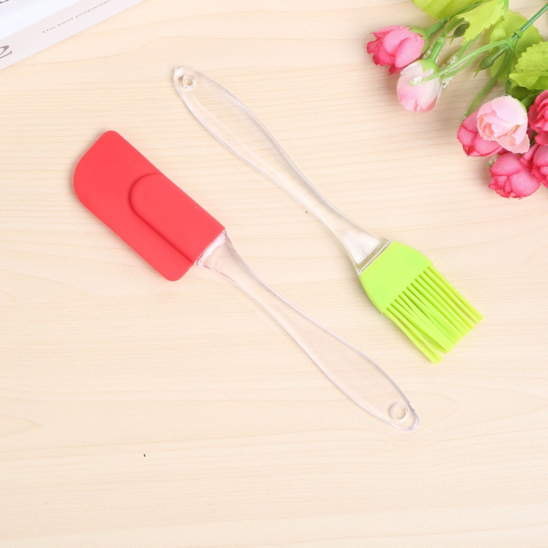 Silicone Non-Sticky Spatula And Oil Brush Set
