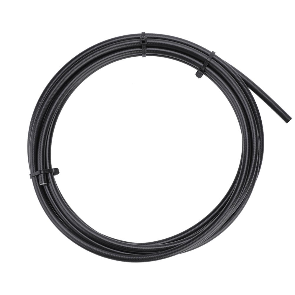 Durable 3m Length 5.0mm Diameter Bike Hydraulic Disc Brake Hose Black&Sliver Inserts Kit Brake Hose Tube Brake Hose Tube Set for AVID E1 E3 DB1 DB3 Brake System Repair