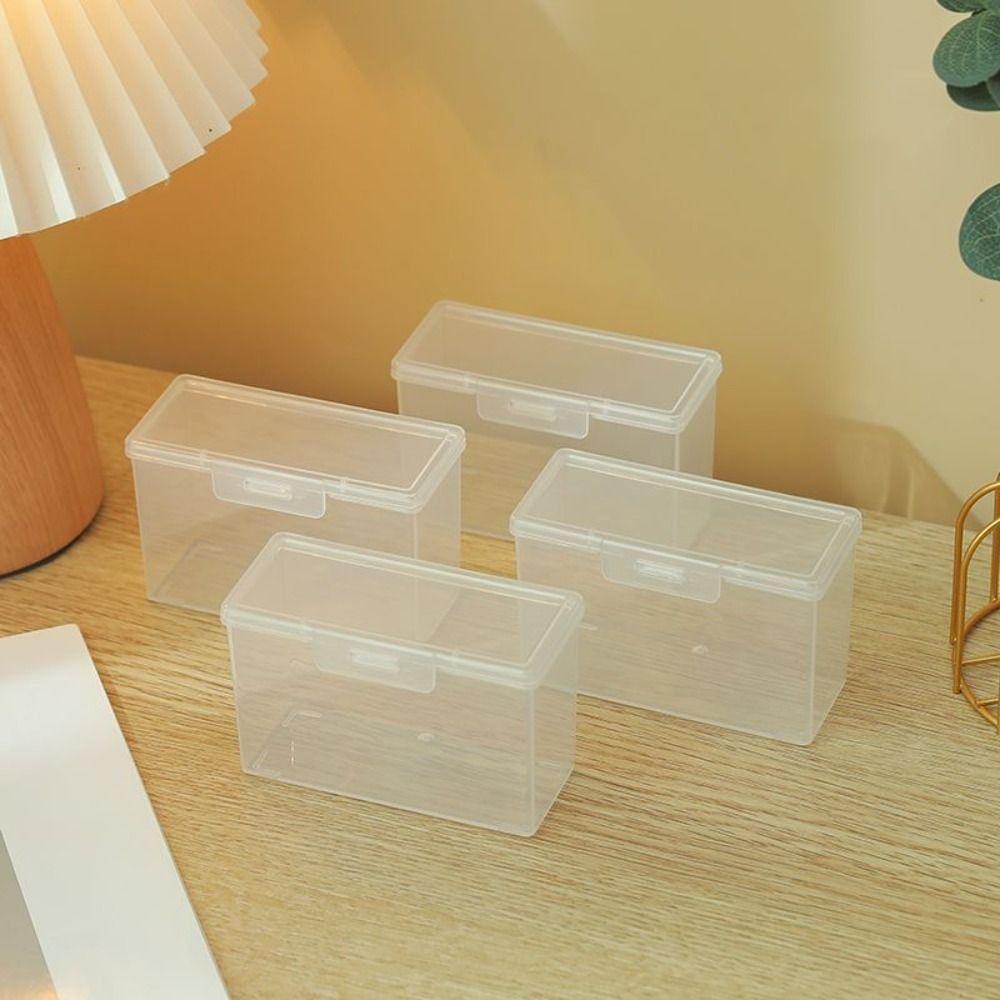 Portable Transparent Transparent Organizer Box Container Waterproof Photocards Organizer Box PP Plastic Dustproof Photo Storage Box Home Office