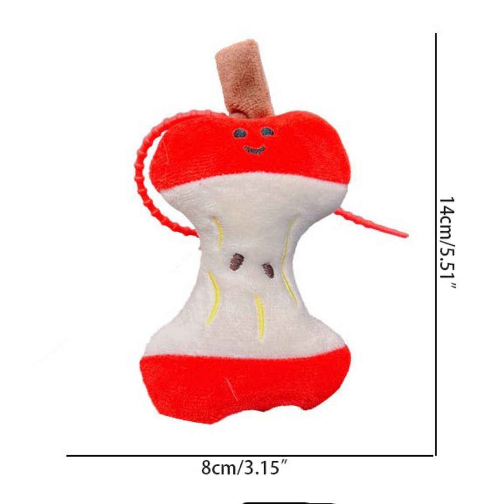Funny Unique Mini Bone Pendant Cartoon Stuffed Plush Schoolbag Pendant Cute Cartoon Key Chain Christmas