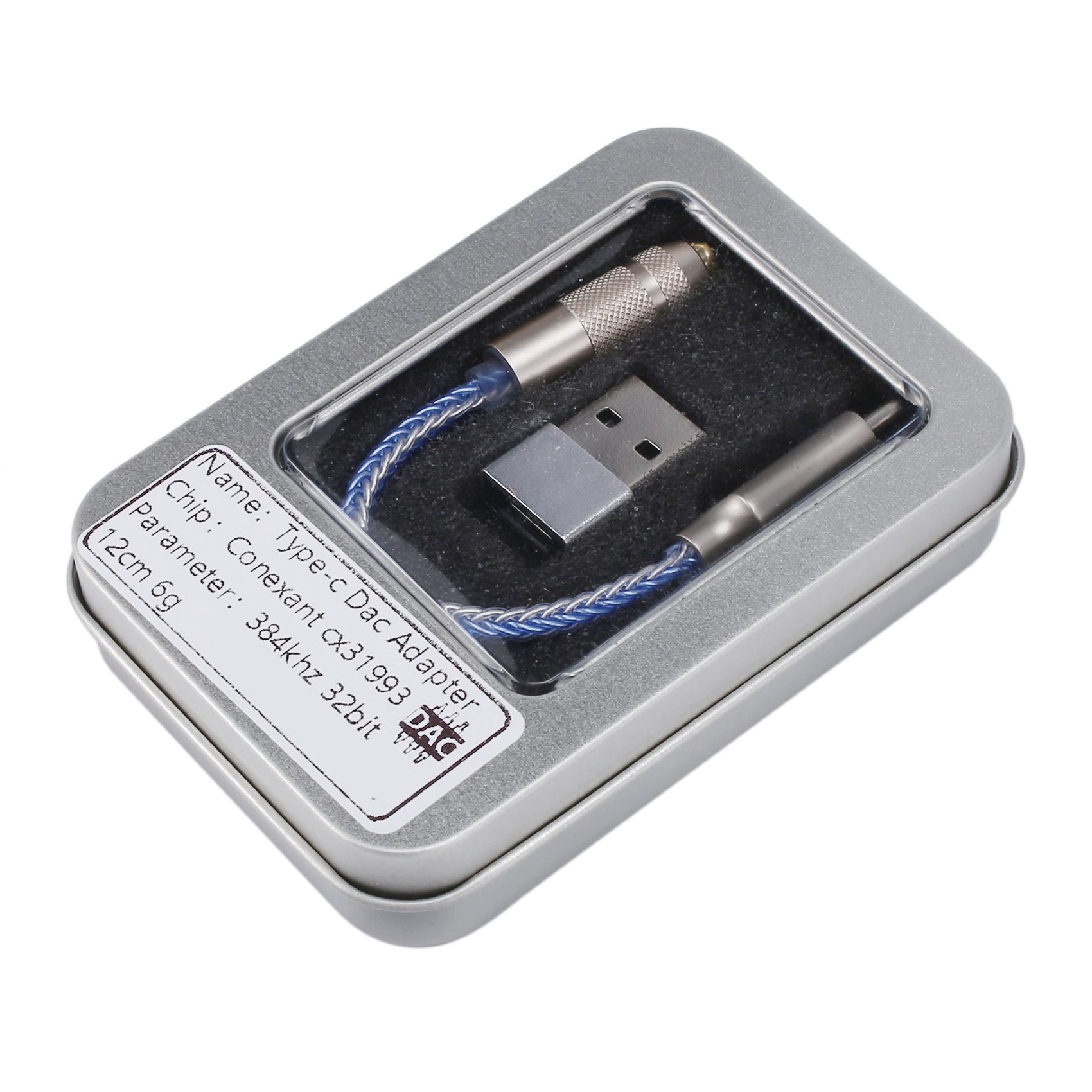CX31993 USB Type C DAC Headphone Amp DAC Audio Decoding Cable
