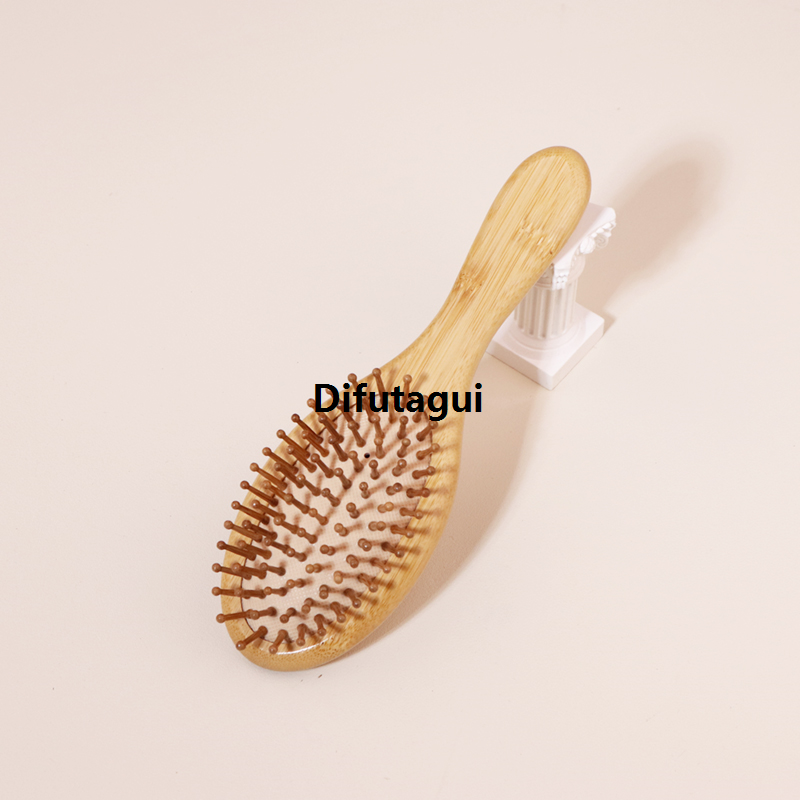 Difutagui As, piece set dry hair / curly / thin, bamboo natural soft hair brush New set massage scalp thick / 2 suitable for men and women gifts
