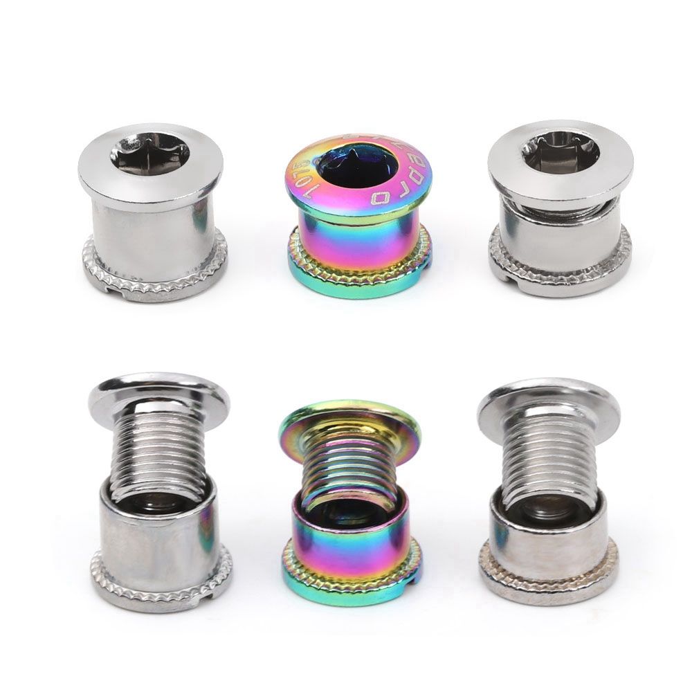 1/4/5pcs High Quality 6.5mm 8.5mm Bicycle Parts MTB Chainring Bolt Chainwheel Crew Mountain Bike Accessories Crank Screws