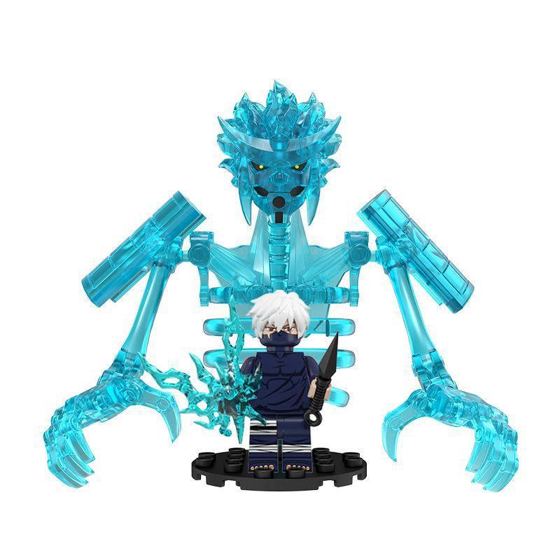 WM6208 FOLY054 naruto figures toy kids building blocks toys boy girl birthday gift Naruto Building Blocks Large Size Susanoo Full Form Uchiha Sasuke Compatible with LEGO