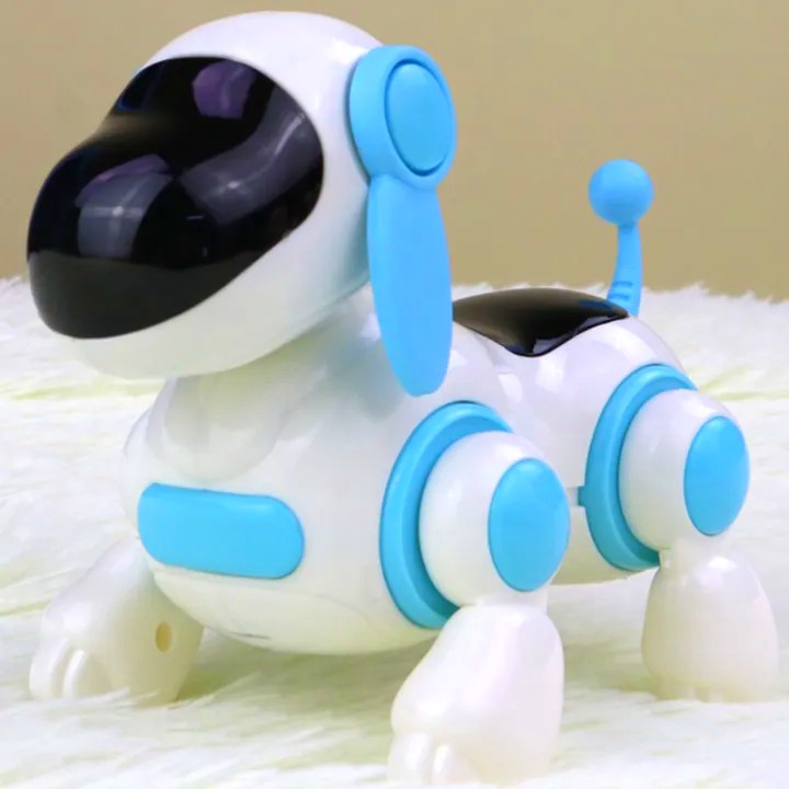 Animated Electric Dog Toy for Baby Entertainment - Walking and Singing Puppy with Light-Up Features