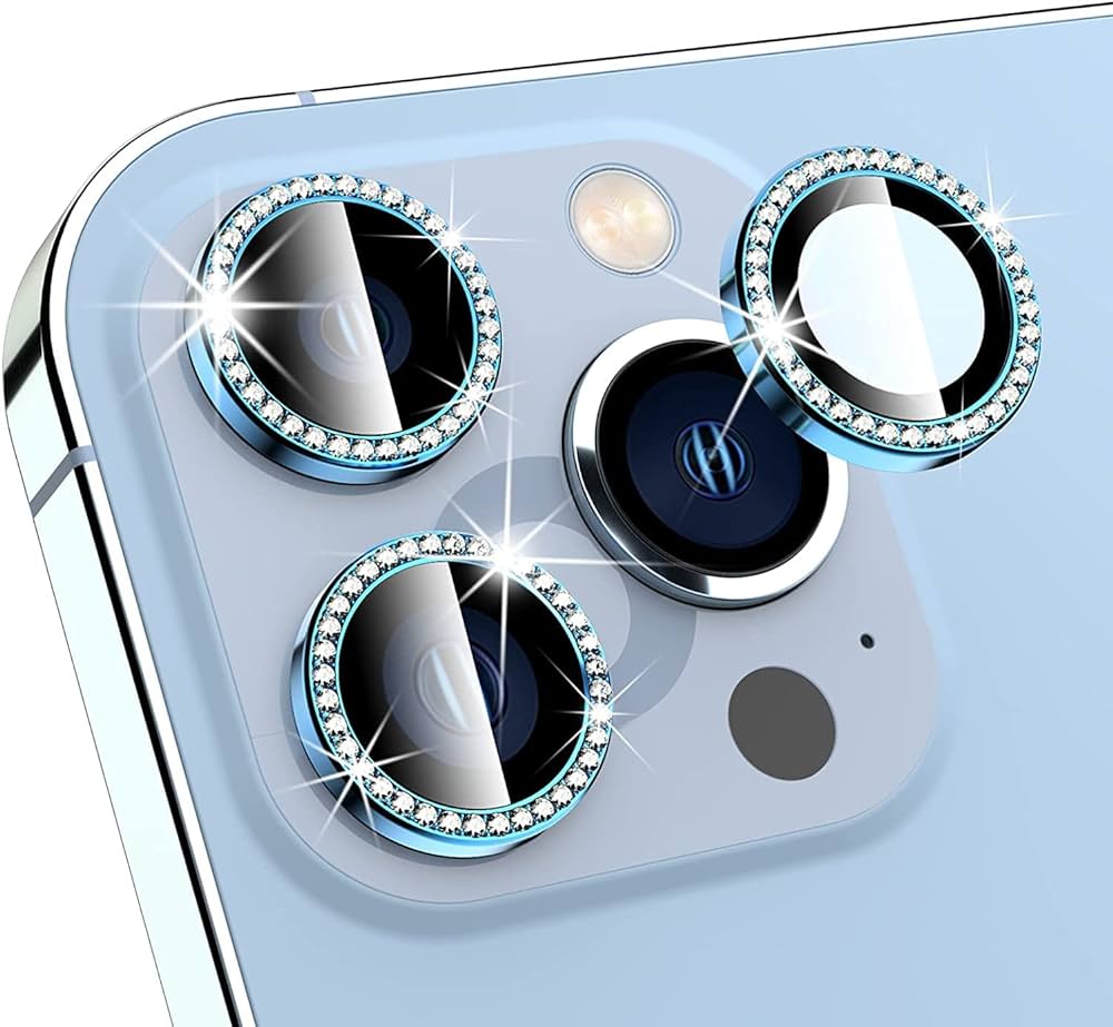 iPhone 12 Pro Max Diamond Stone Camera Ring Glass