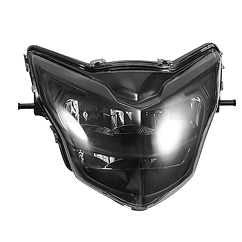 Motorcycle Component Front Headlight Fairing Smoked Shell for LC135 V2 V6 Clip Light LED Spoiler Mask Cover Dirt Bikes