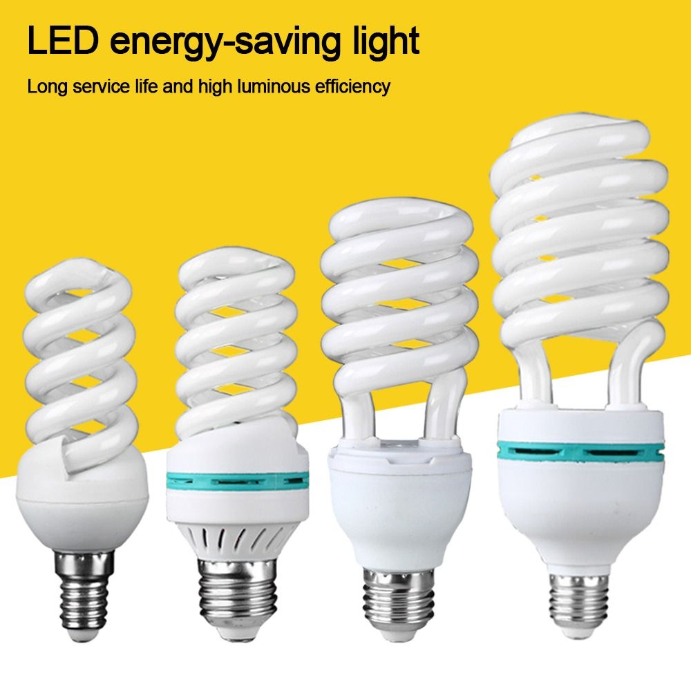 New No Flicker Spiral Light Bulb White light LED Lamp Bright Bulbs Screw E27 Energy-saving Lamps Tubes Make-up